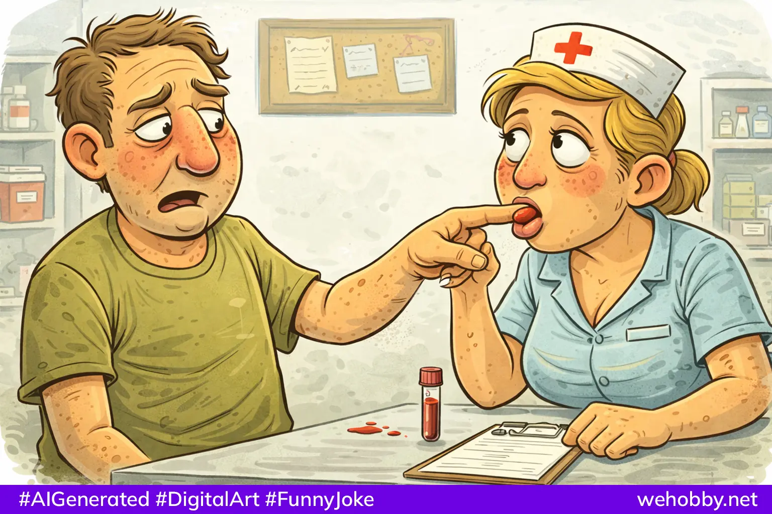 A Blood Test, a Nurse, and an Awkward Request