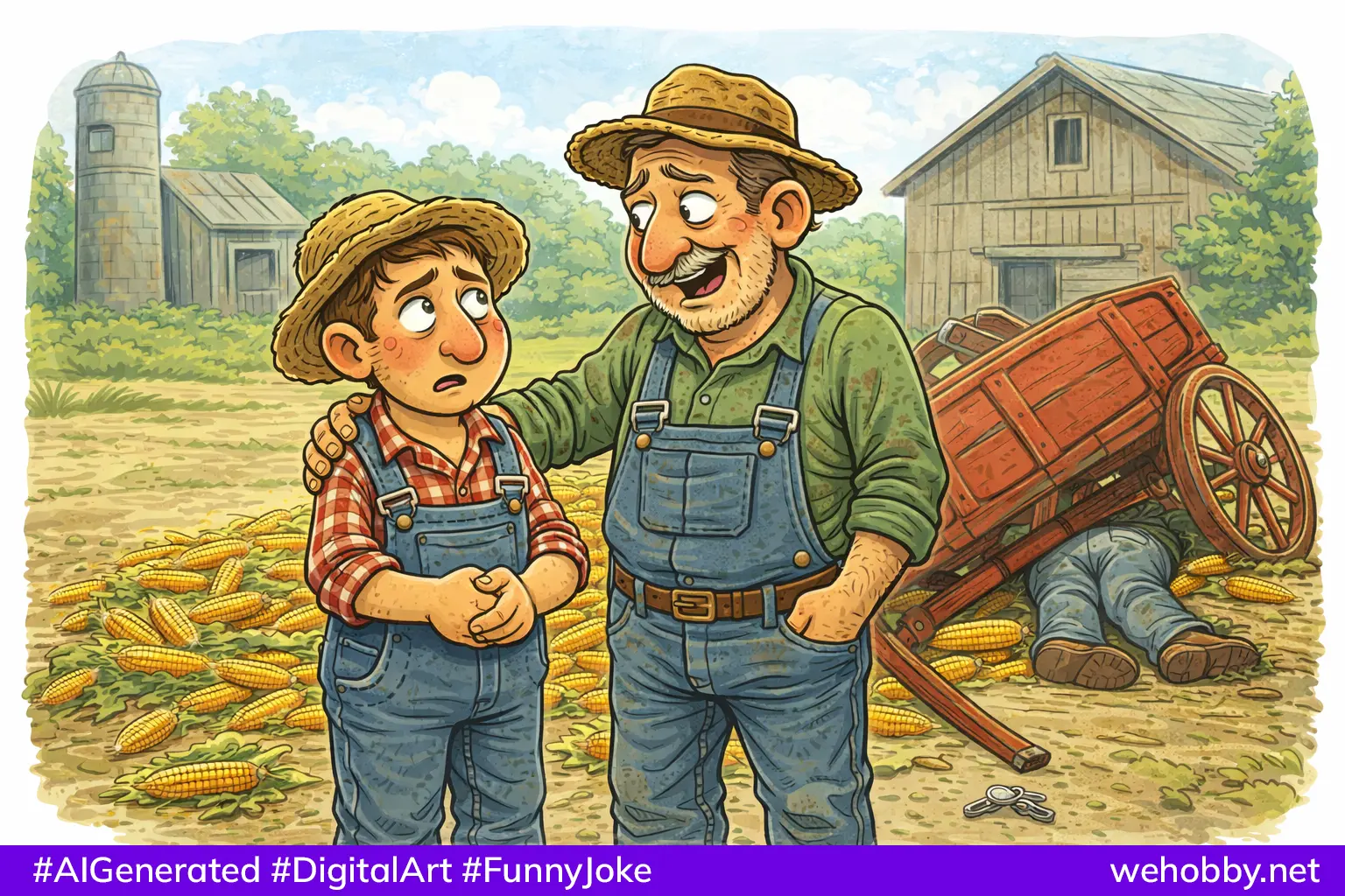 A Farm Boy, a Wagon, and a Very Patient Father