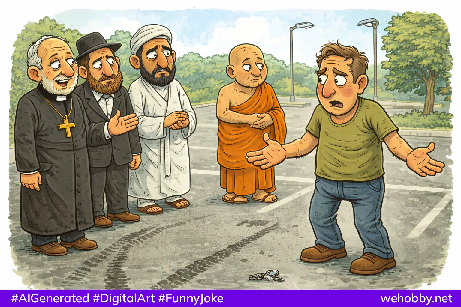A Mixed Religion Convention and a Stolen Car