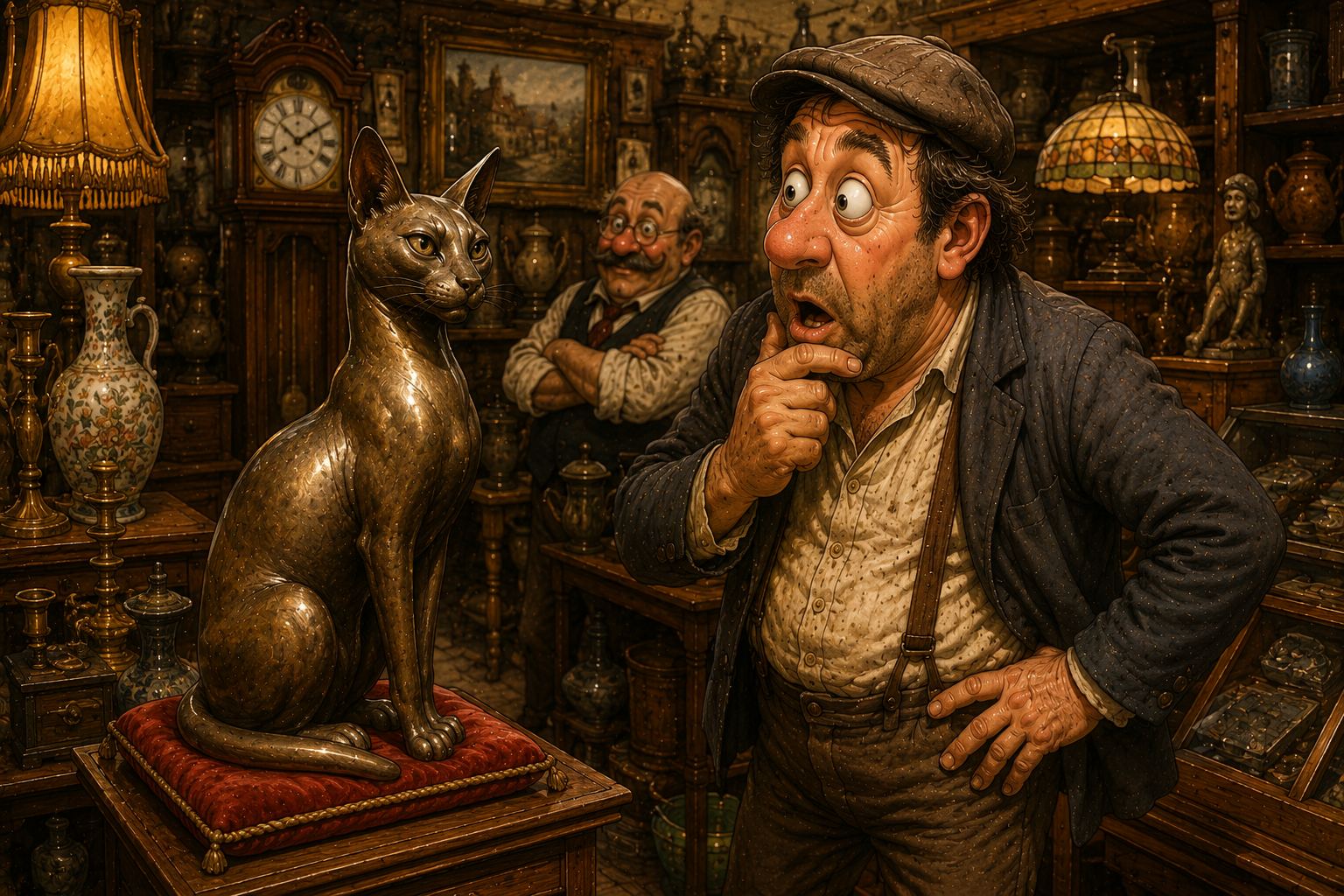The Cat Statue with a Very Strange Effect