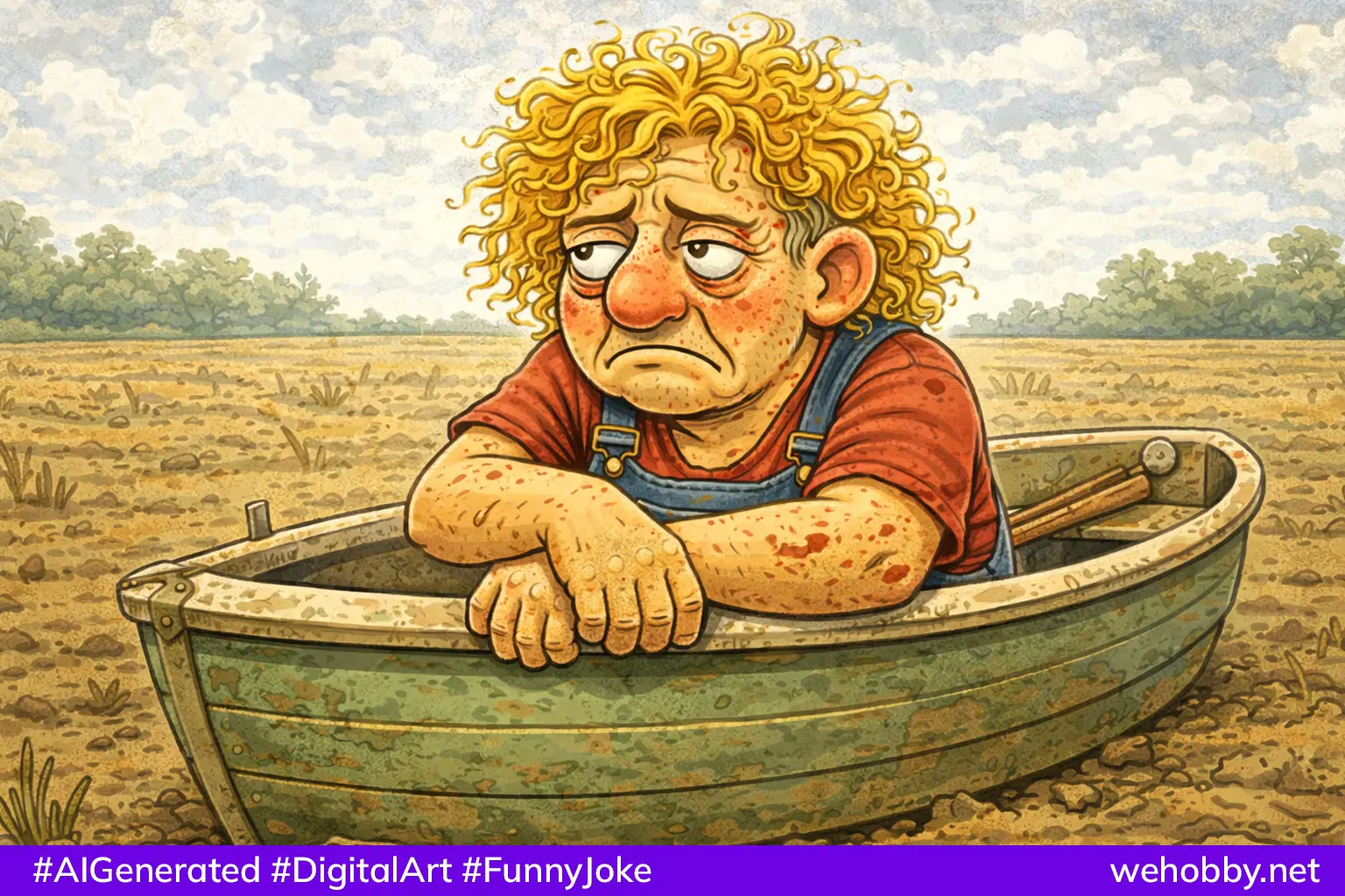 The Cornfield Boat Problem