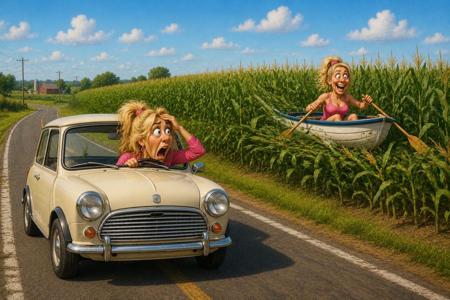 The Cornfield Boat Problem