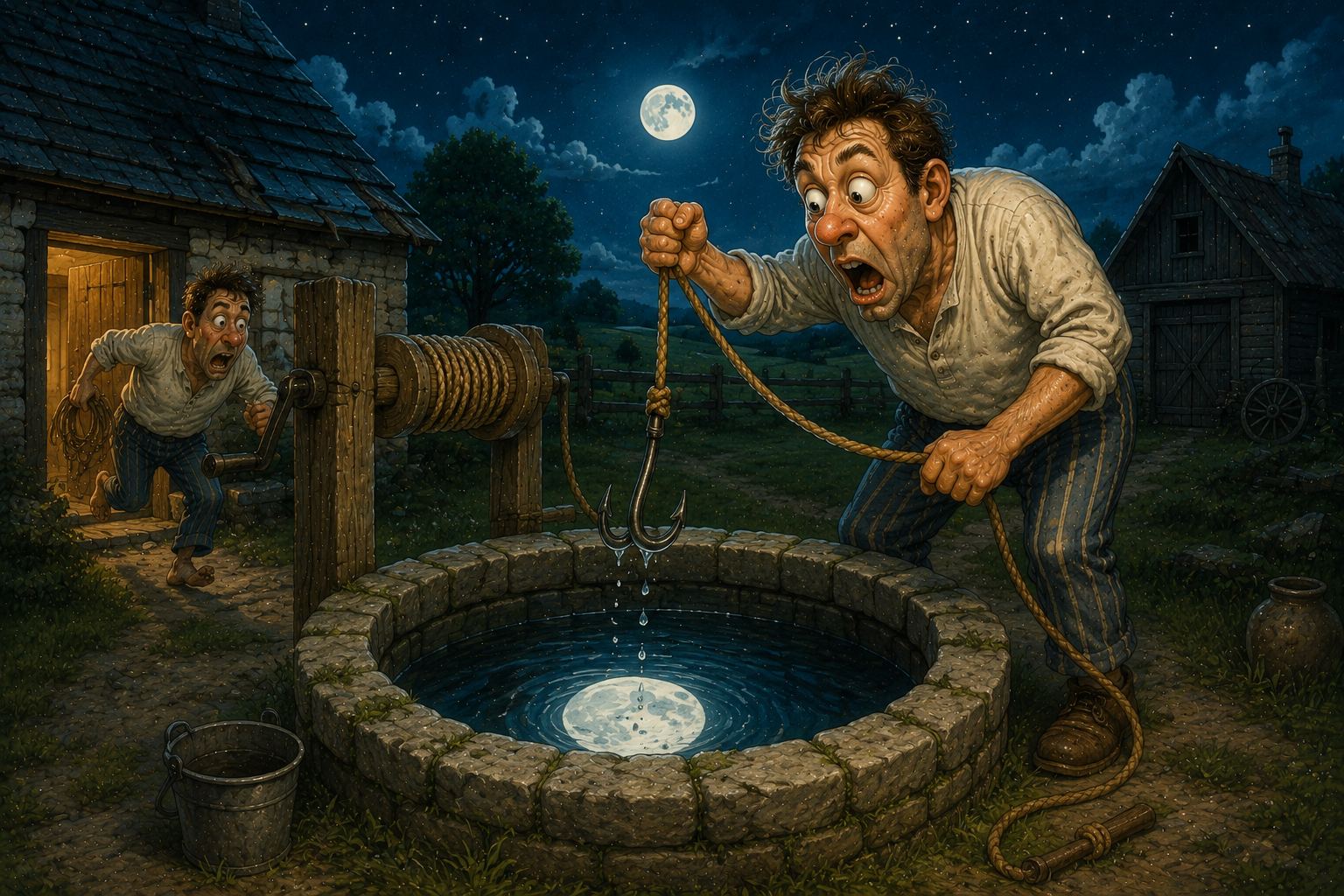 The Moon in the Well