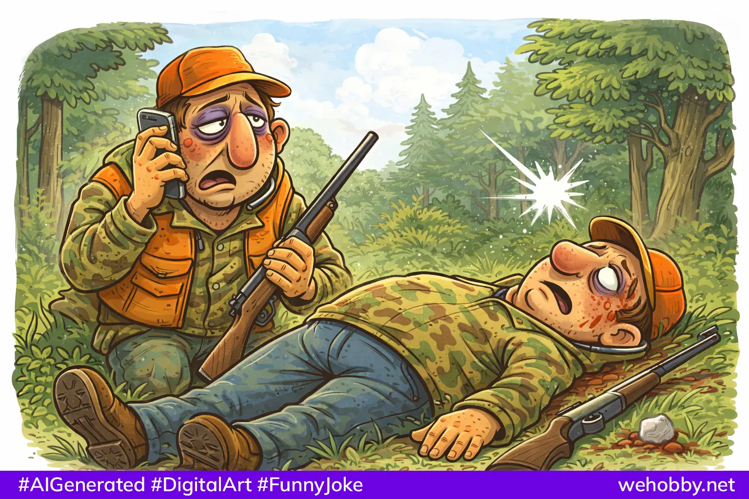 Two Hunters and One Very Bad Phone Call