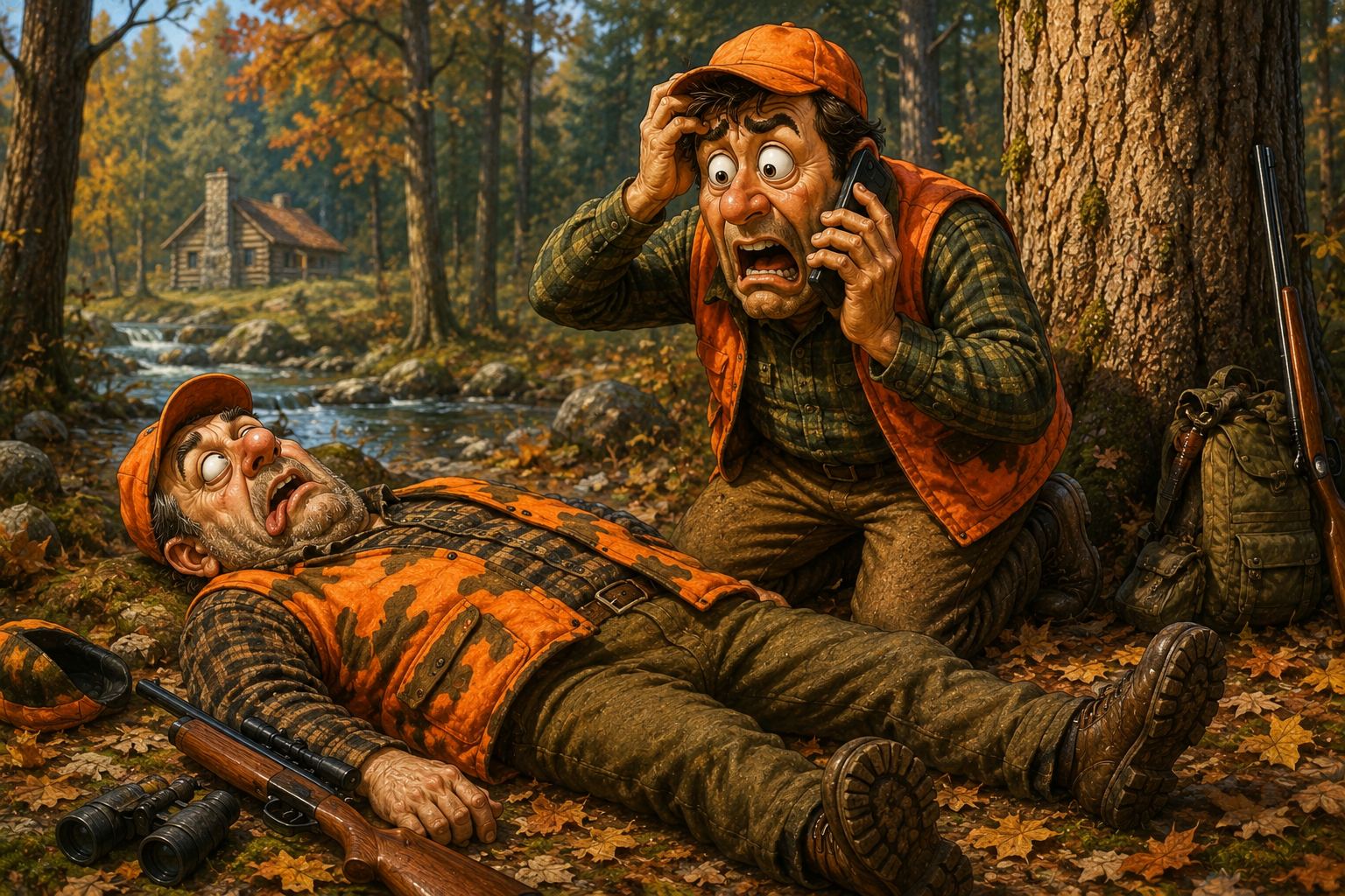 Two Hunters and One Very Bad Phone Call